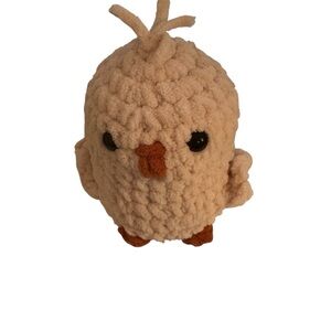 Pink Charming Knitted Plush Bird